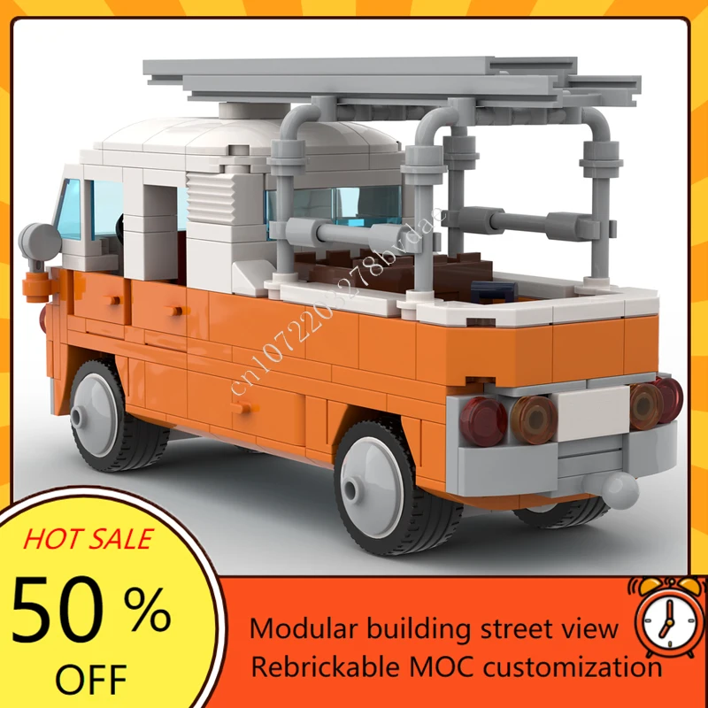 ชุดตัวต่อ MOC City Transportation VW T1 – รุ่นก่อสร้าง จำนวน 292 ชิ้น ของเล่นตัวต่อแบบประกอบเอง เสริมสร้างความคิดสร้างสรรค์ ของขวัญ
