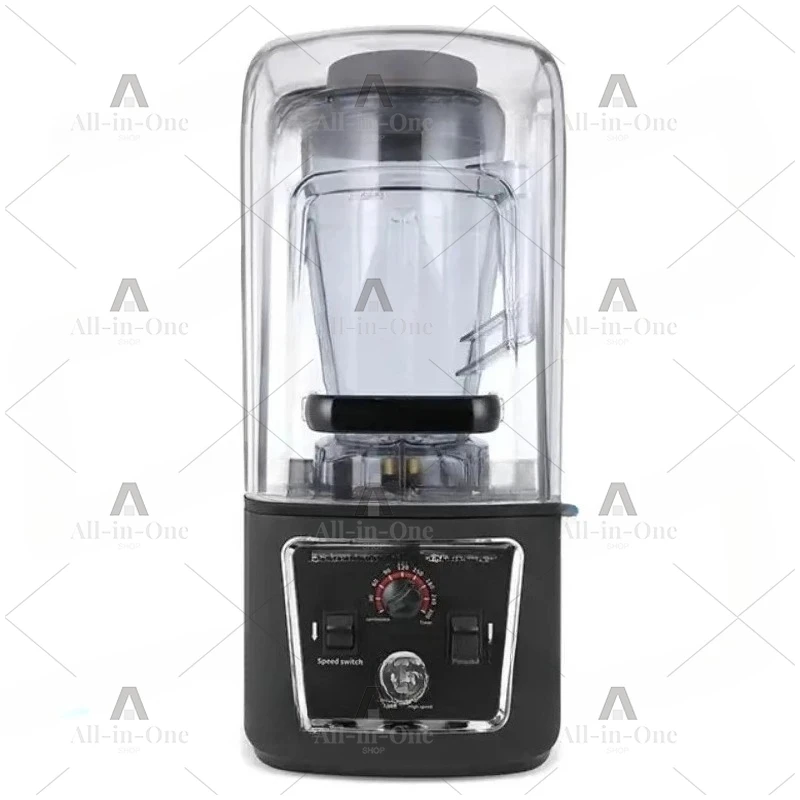 Multifunctional Smoothie Machine with Cover, Juice Milk Tea Shop Cooking Machine