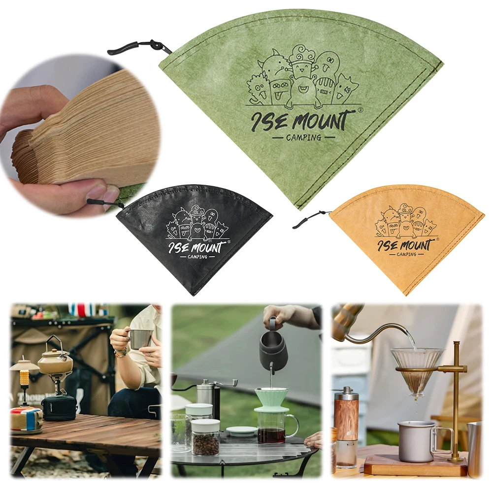 

Reusable Coffee Filter Pouch Waterproof Hand Drip Coffee Filter Paper Storage Bag for Storing 60-80 Sheets Paper Filters