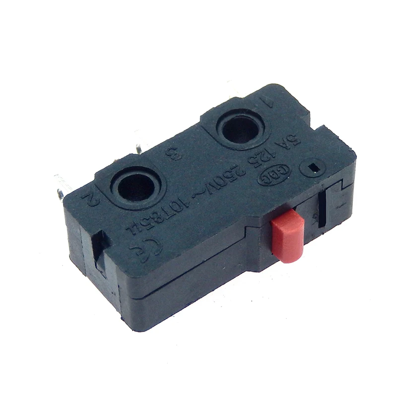 10Pcs Without Handle Limit Switch 3Pin NO/NC 5A 125V 250VAC Micro Switch / Mouse Switch
