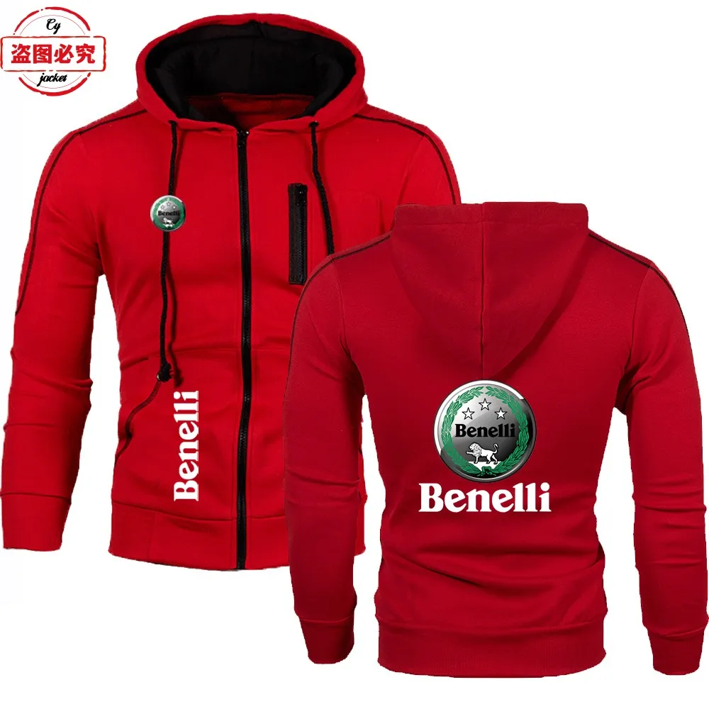 Benali Motorcycle Logo Motorcycle Jacket Racing Suit Loose Men's Top Casual Sweater Hoodie Group Suit