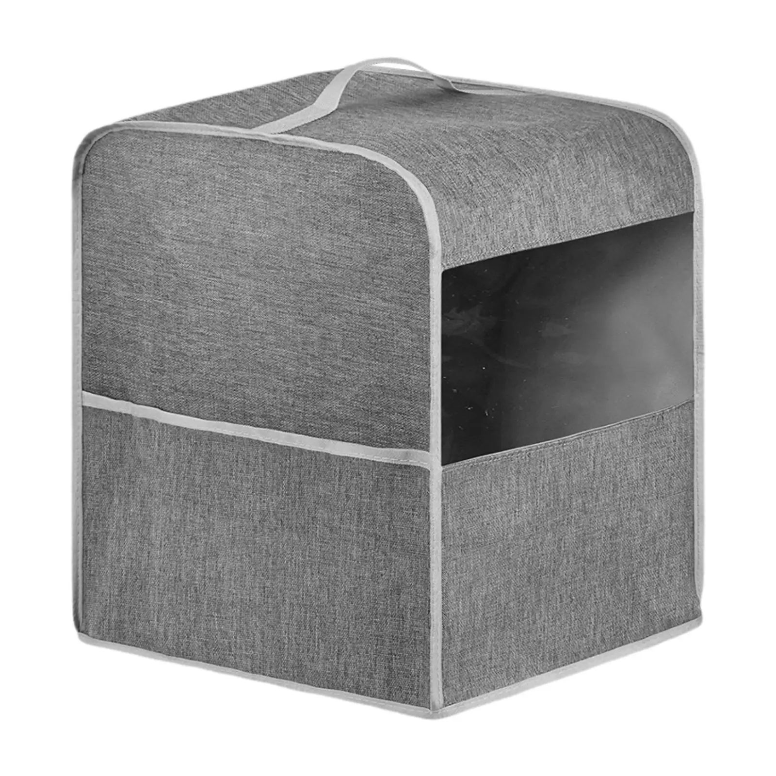 

Coffee Machine Dust Cover Coffee Maker Appliance Cover Clear Window Modern Polyester Lightweight Espresso Machine Protector