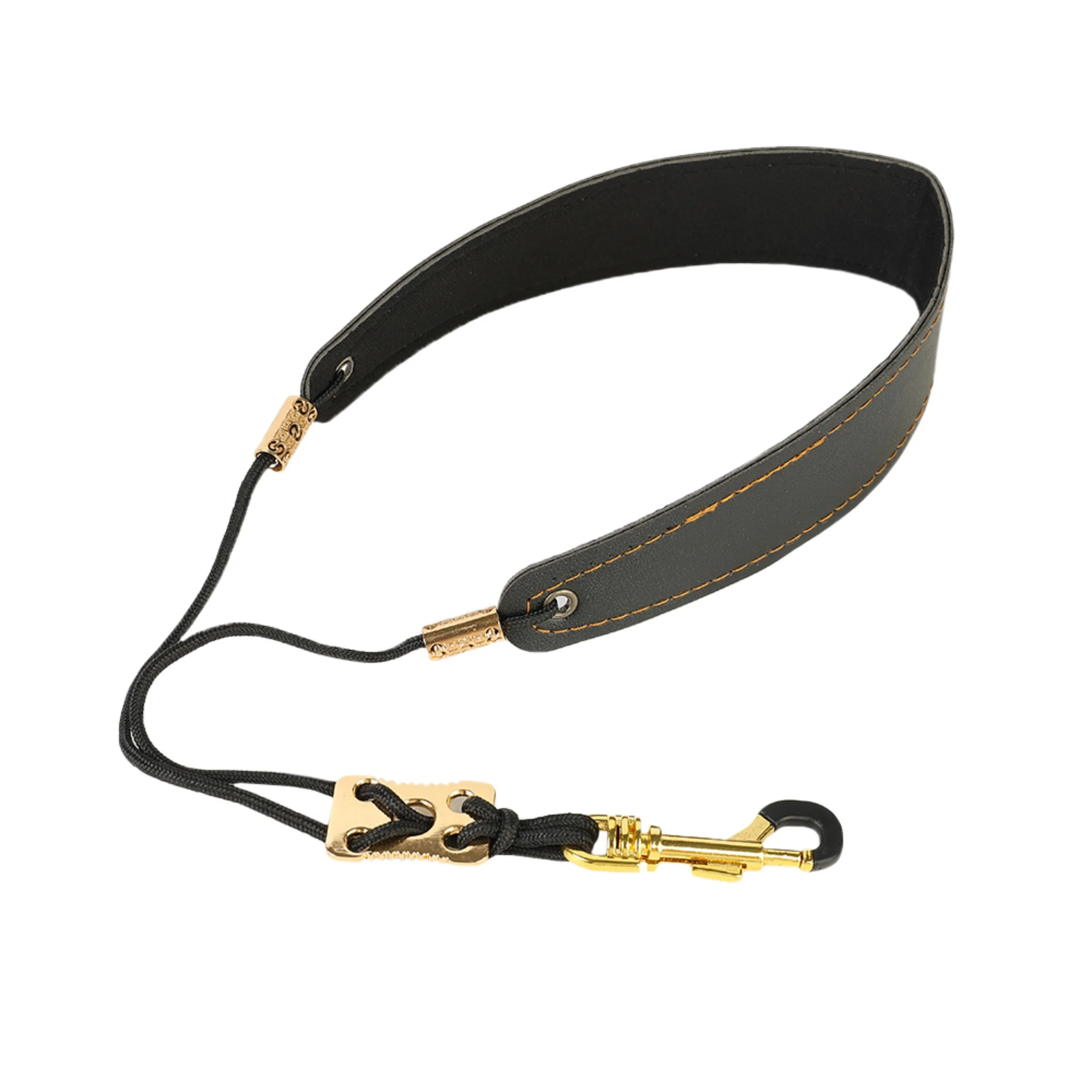 

Premium Leather Sax Neck Strap Adjustable Padded Strap for Alto Tenor Soprano Baritone Universal Fit Saxophone Straps for you