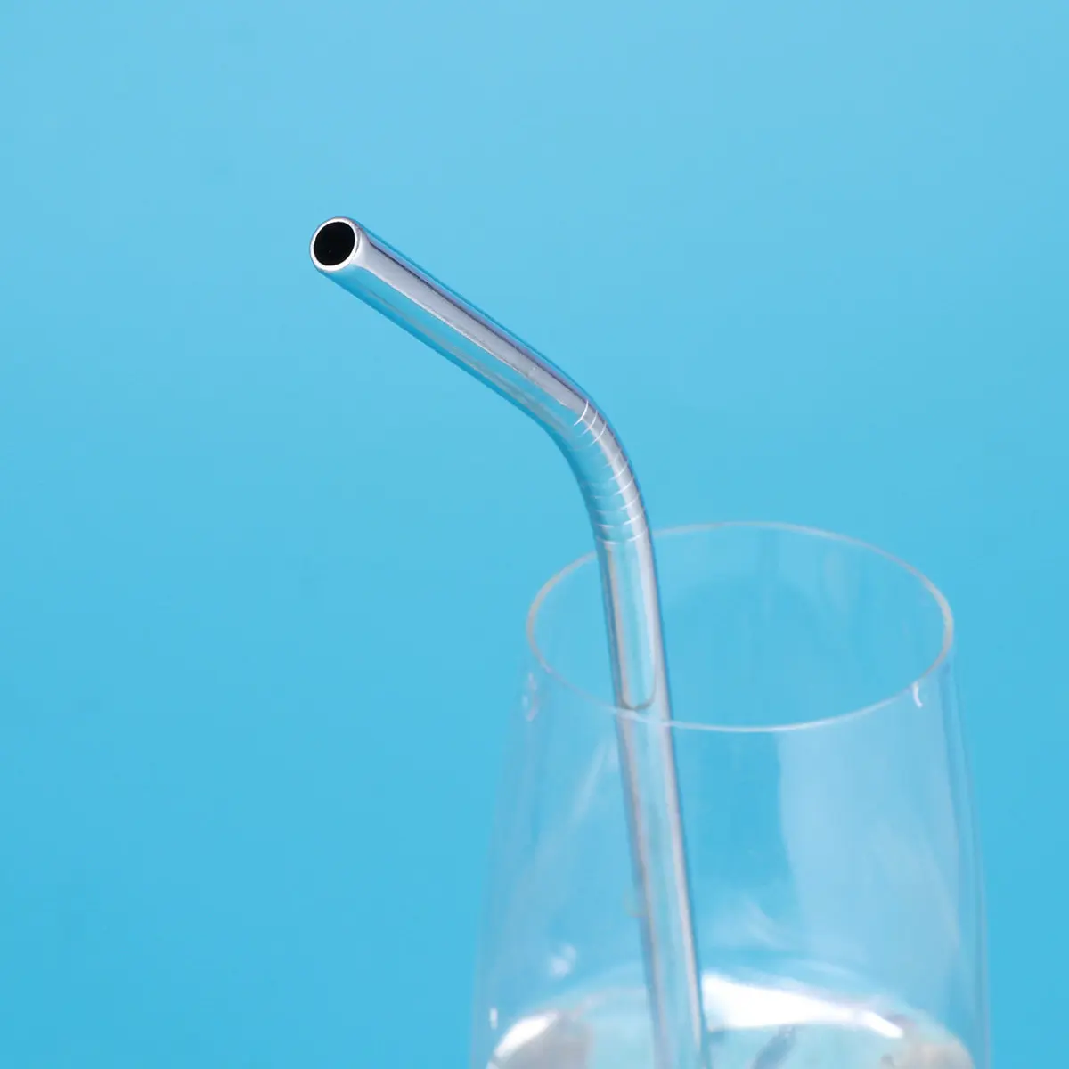1Pcs Food Grade Stainless Steel Drinking Straw 21.5x0.6cm Straight Reusable Lifetime Use for Tumblers Travel Bottles