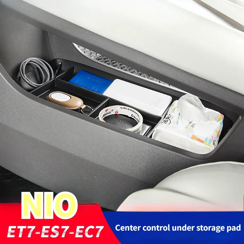 For NIO ET7 ES7 EC7 center console upper + lower storage box mat automotive supplies storage pad special interior parts