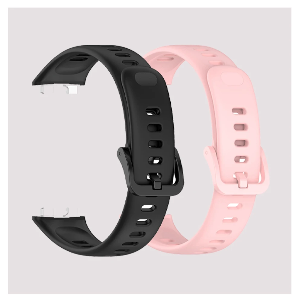 أربطة ساعات لهواوي باند 8 NFC سوار معصم بديل من السيليكون الناعم سوار رياضي على ملحقات حزام الساعة الذكية Band8