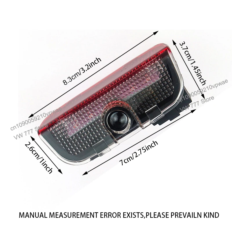 2 قطعة/المجموعة ل Volkswagen VW Golf CC طوارق باسات شيروكو تيجوان البديل B8 باب السيارة ضوء شعار جهاز عرض ليزر ترحيب ضوء