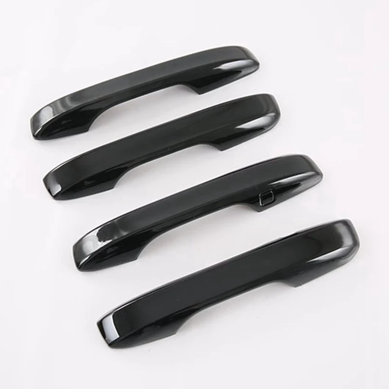 4Pcs Glossy Black Car Exterior Side Door Handle Frame Car Styling For CRV CR-V 2022 2023