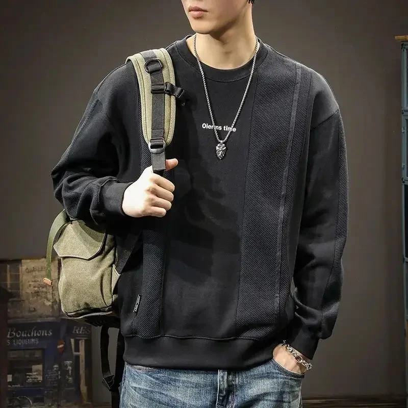 

Harajuku Fashion Male Sweatshirt Sweat Shirt Men's Pullover Y2k Vintage One Piece Warm Autumn Clothing Deals Overfit Loose Cheap
