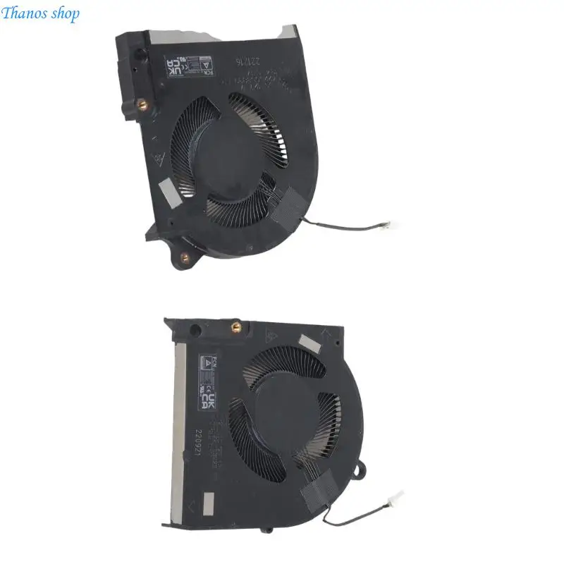 Low Noise Laptop CPU Fan Efficient Heat Dissipation Metal Easy Installation X37A
