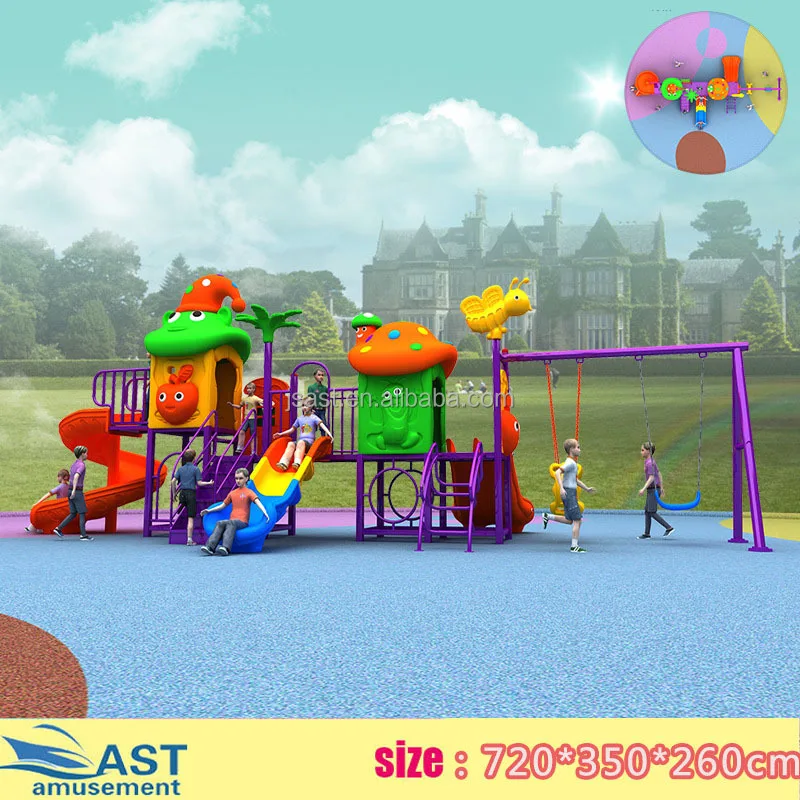 صنع في الصين حار بيع البلاستيك السلامة في الهواء الطلق ملعب الشريحة للبيع2026 #3