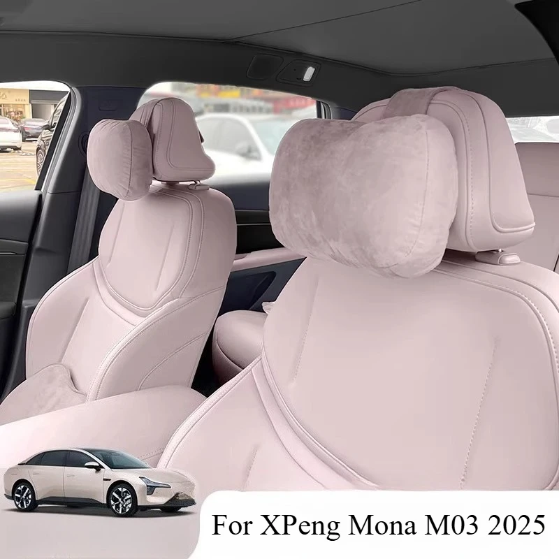 For XPeng Mona M03 2025 Headrest Waist Back Original Interior Accessories Pillow Waist Pad Waist Pad Neck Pillow Accessories