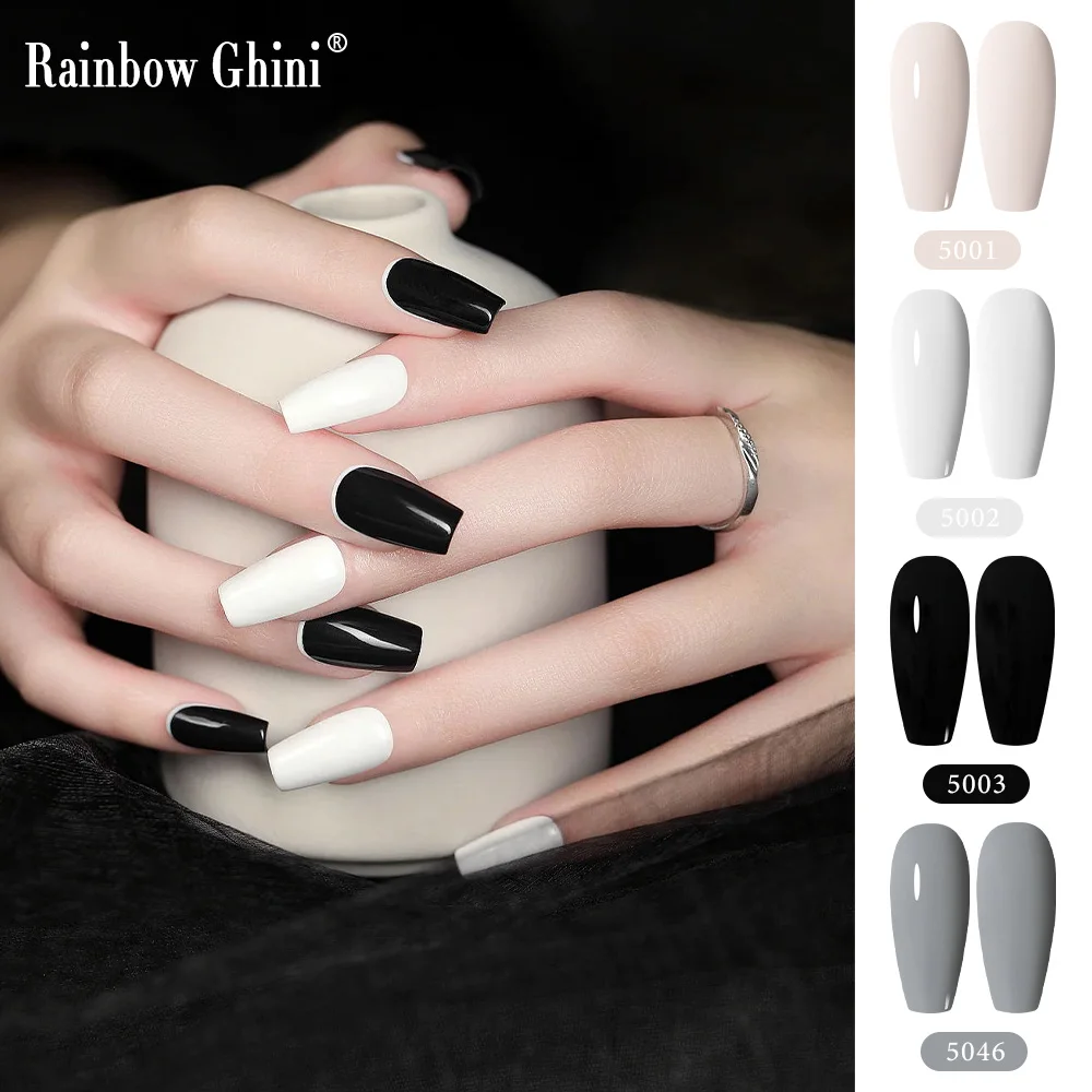 Rainbow Ghini 15ml 4pcs Wine Red Nail Gel Polish Set HEMA TPO FREE 4 Color SemiPermanent Soak off UV LED Gel Nail Varnish Kit