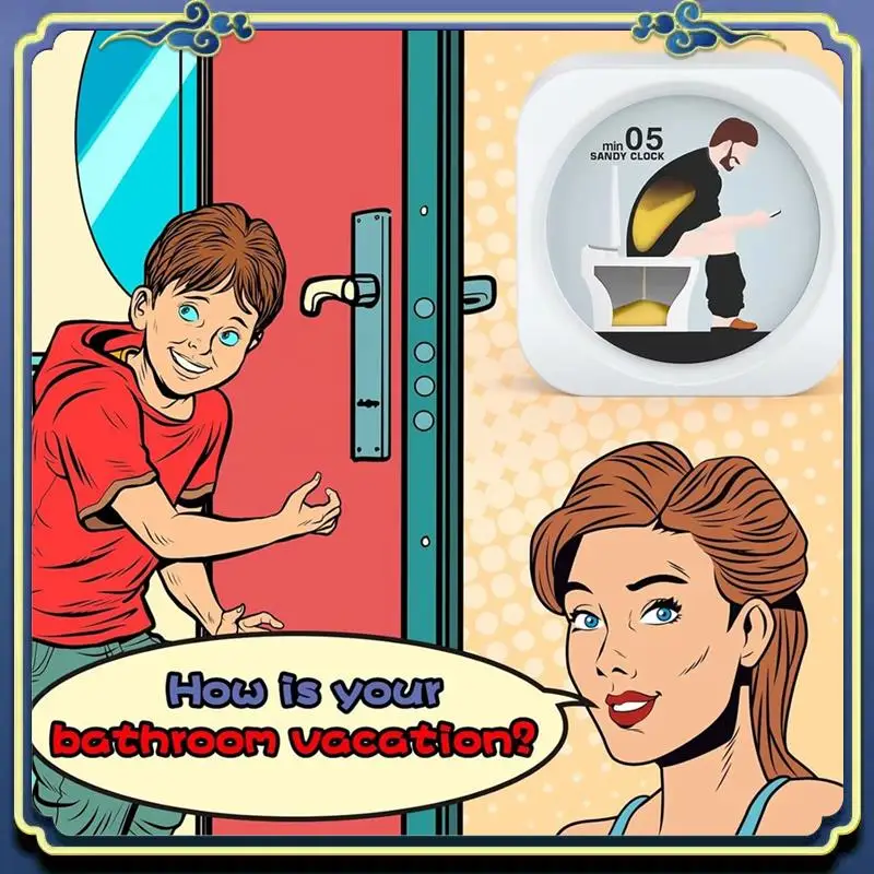 Latest Toilet Hourglass Timer 5 Minute Restroom Sand Clock Time Countdown Prevent Procrastination Hemorrhoids Birthday Gifts