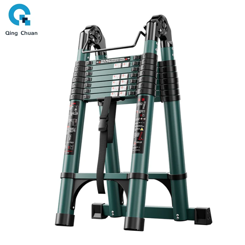 Scala Scala pieghevole multifunzione Scala di espansione in lega di alluminio Scala chevron addensata Scala di sollevamento portatile