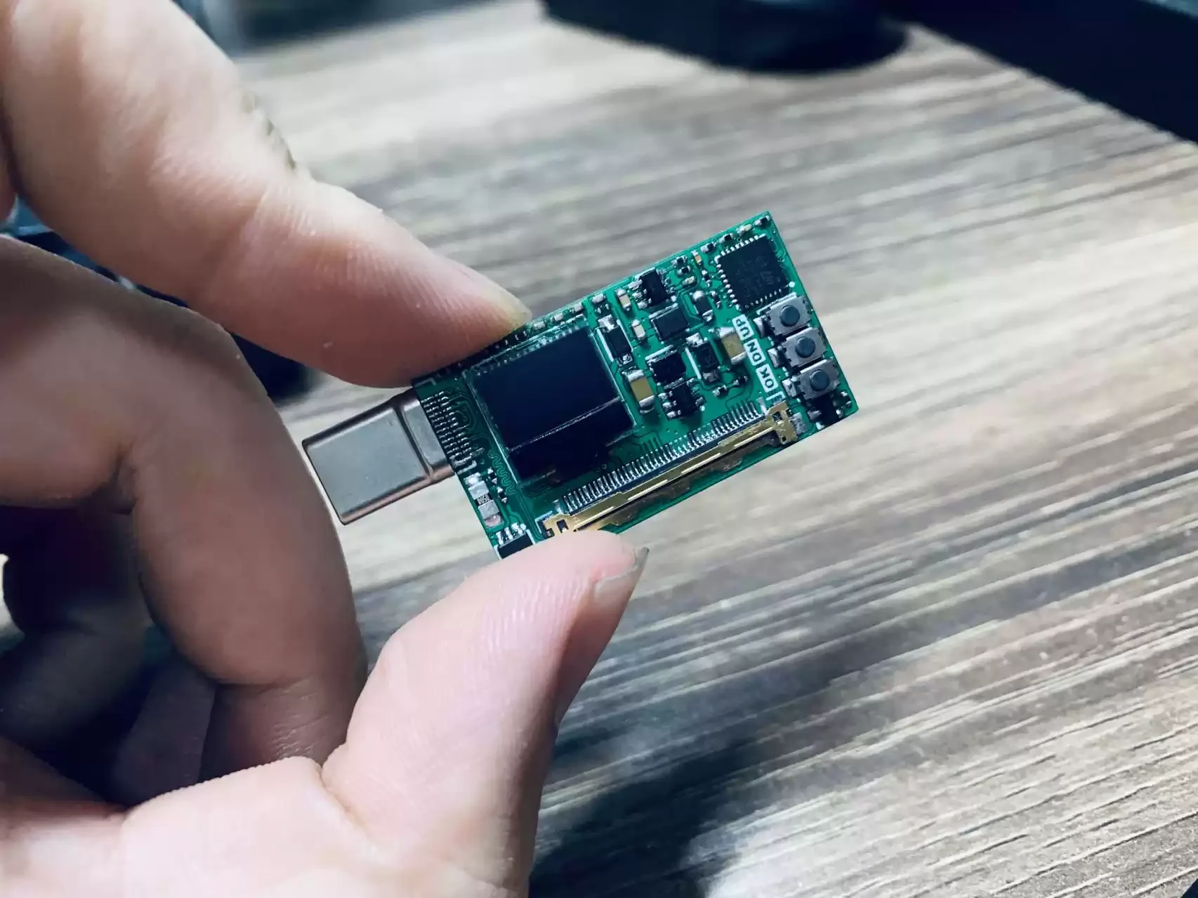 Nvarcher mini 4K EDP DP driver board with screen to detect voltage, current, power and temperature