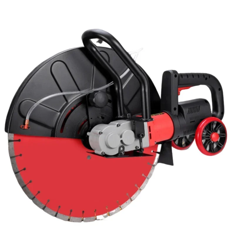 220V 6000W Track Slotting Machine Concrete Water-cooled Dust-free Portable Brushless Wall Cutting with 2.4M Track