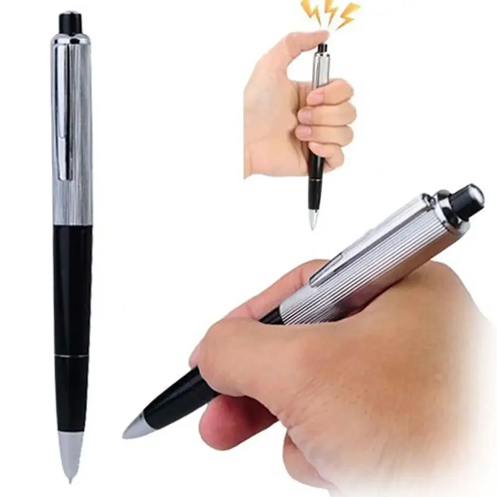 Novelty Utility Electric Shock Pen Creative Electric Shock Pen Toy Funny Prank Trick Joke Gadget Toy Gift Fool's Surprise Toy