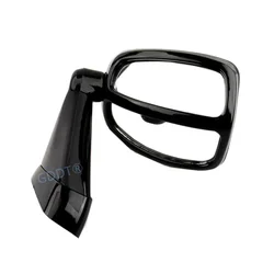 1 PCS RHD Rear View Blind Spot Plastic Universal Mirror Wide Angle Hood Head Cover Sand Plate Rearview Mirror Not Glass No Oe
