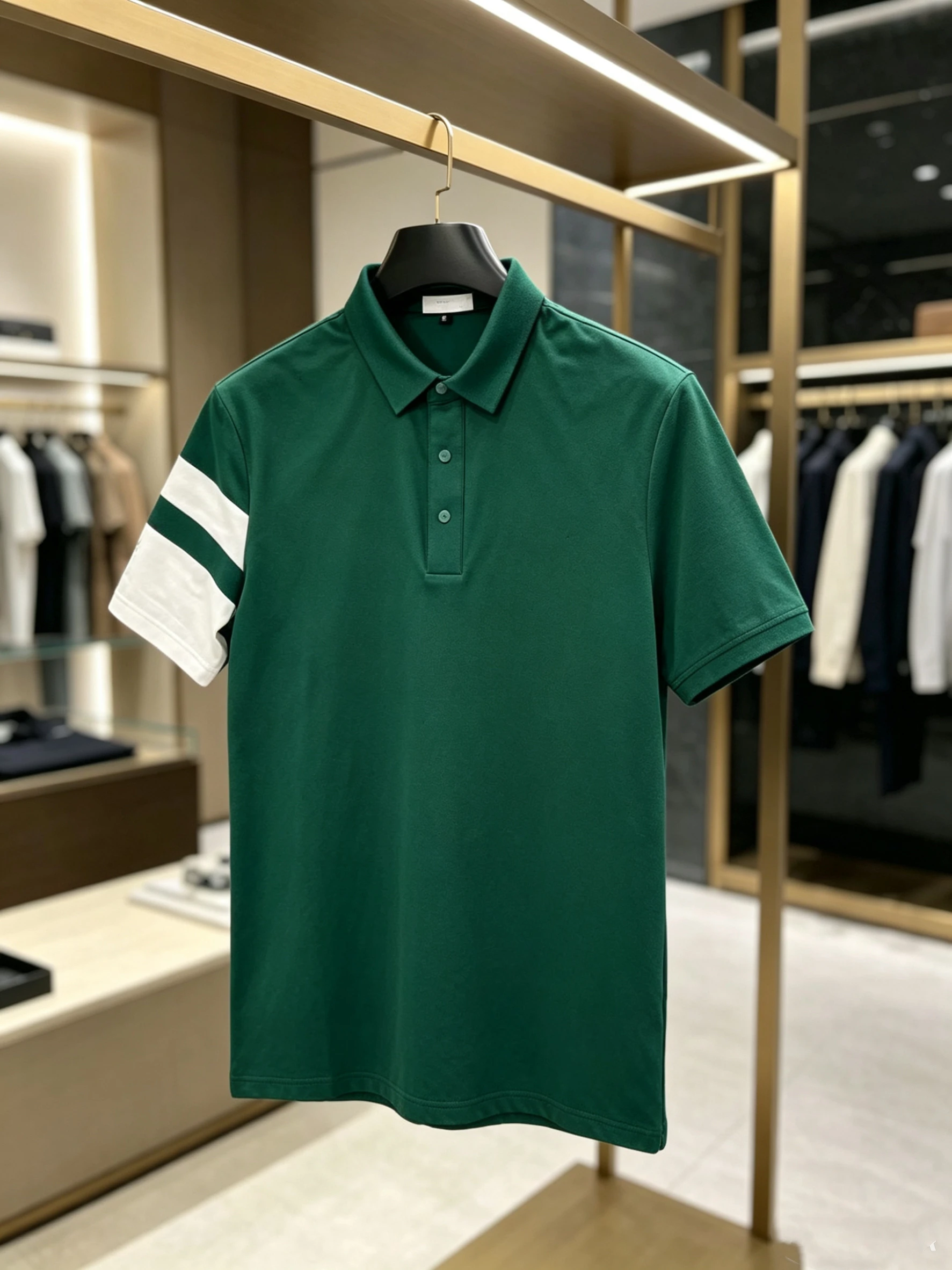 Golf Clothing Men Brand Breathable Quick Drying Polo Shirt Short Sleeved Lapel Loose Golf T Shirt