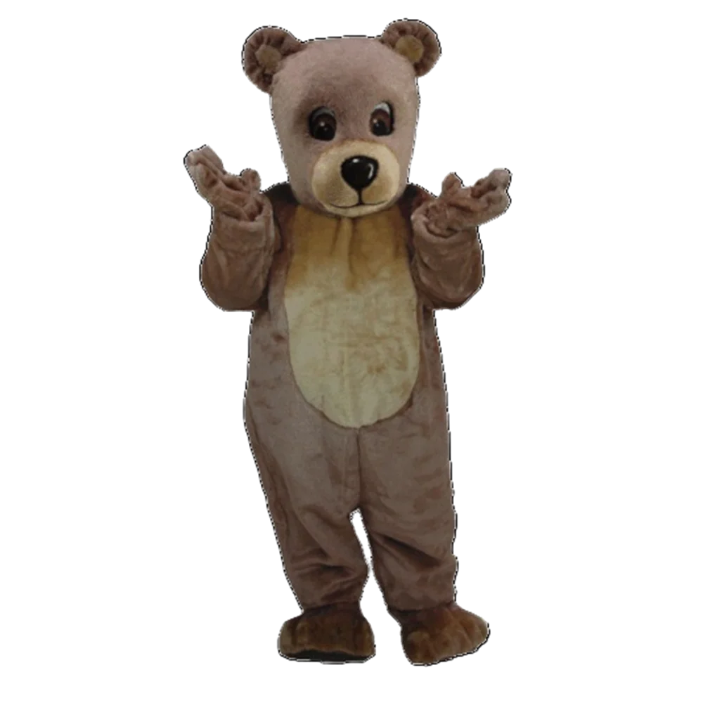 Disfraz de mascota de oso para bebé, traje de mascota de dibujos animados, vestido elegante con casco, disfraz de fiesta SW537