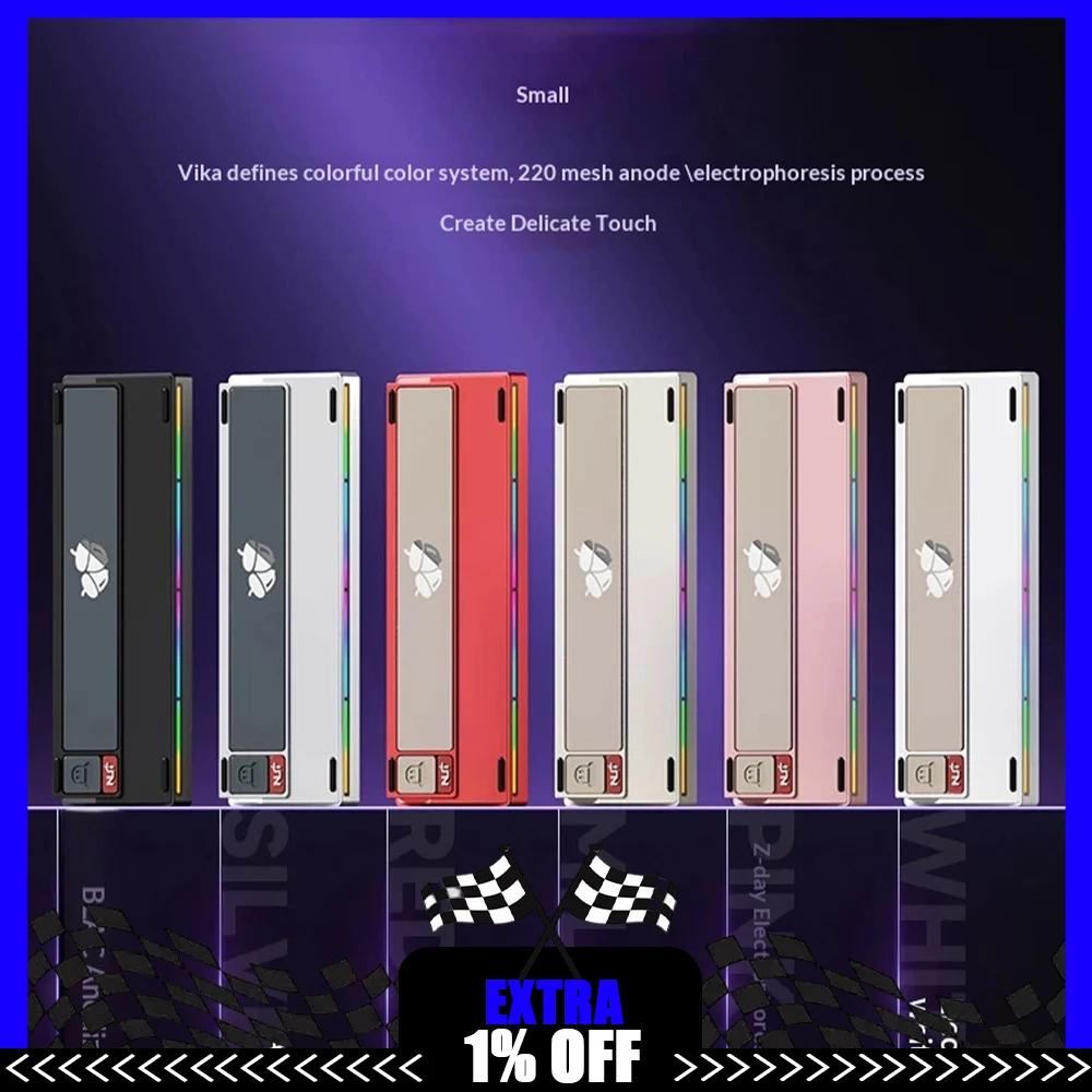WEIKAV NUT65 Wireless Keyboard Five-Layer Luxury Muffler Filling Gaming Keyboard Three-Mode Connection Double GASKET Structure