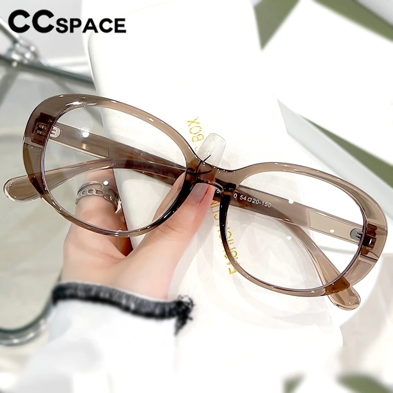 Big Size Eyeglass Frames Oval Retro Anti Blue Light Glasses Men Women Popular TR90 Optical Eyeglass Customizable Prescription