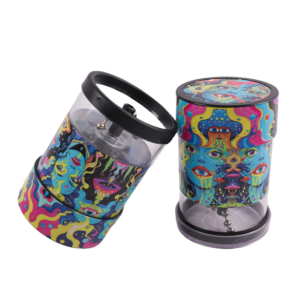 

76*110mm Electric Ball Chain Tobacco Herb Grinder Large Type C Charger Metal Automatic Smoke Grinder