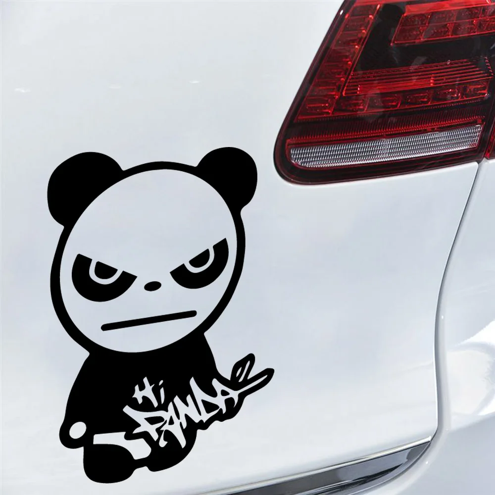 Panda car stickers, vinyl stickers, decorations, detachable, PVC animal stickers