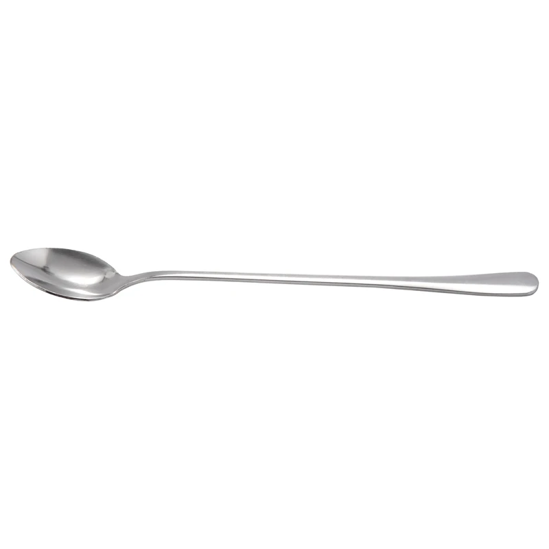 Cuchara de café y té de acero inoxidable con mango largo, cucharilla de helado para cóctel, 1 unidad, novedad