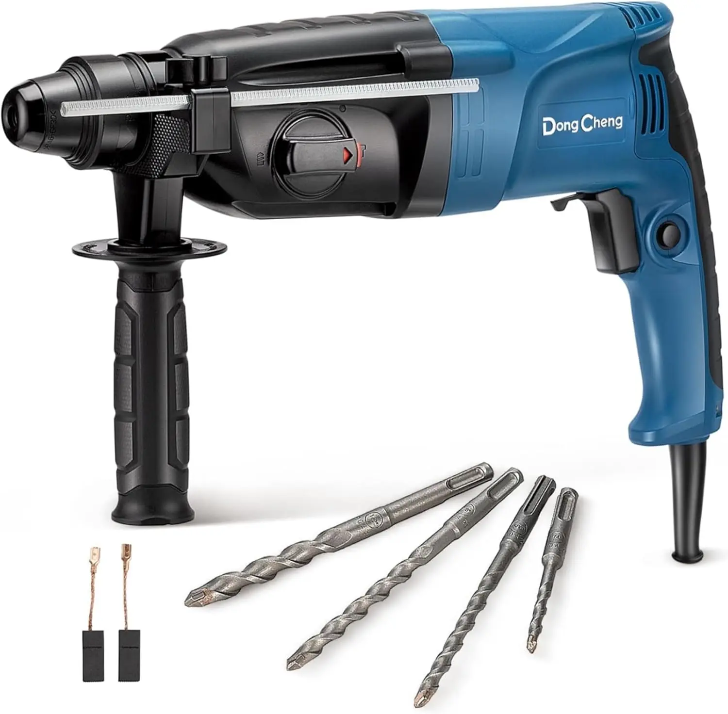

1 Inch SDS-Plus Rotary Hammer Drill with Safety Clutch, 6.7Amp Heavy Duty for Concrete, 1200 RPM, Includes Bits