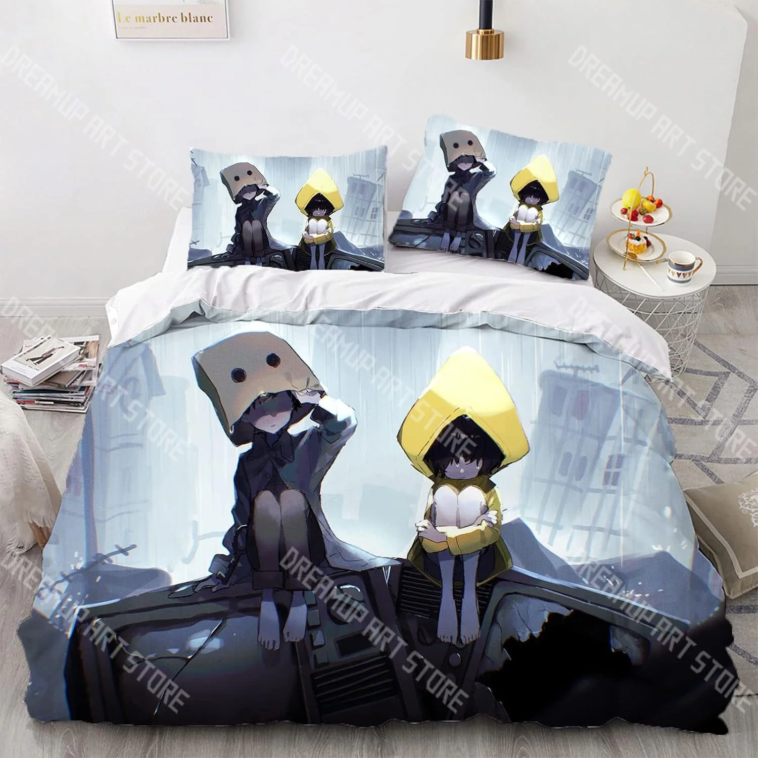 Fashion Game Little Nightmares Bedding Set Single Twin Full Queen King Size Bed Set Kids Bedroom Duvetcover Sets Bed Sheet Set