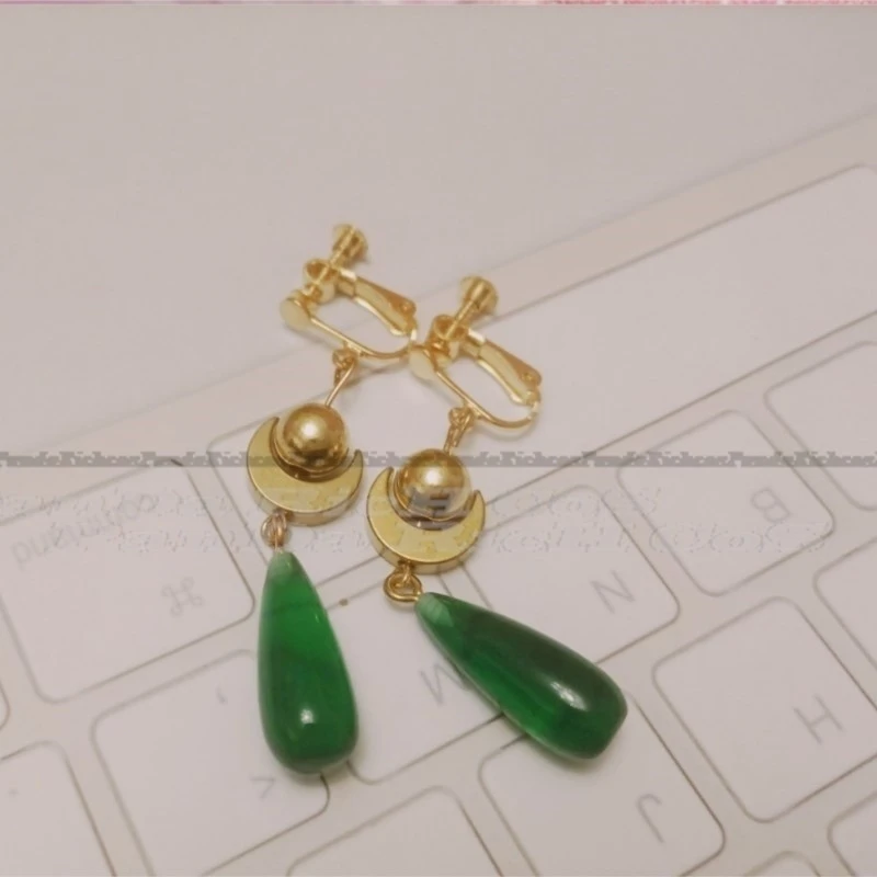 مقاطع الأذن أنيمي تأثيري للنساء والفتيات ، الدعائم هالوين ، دبابيس الشعر دعوى الوردي ، يوميات مذهلة Maomao الملحقات