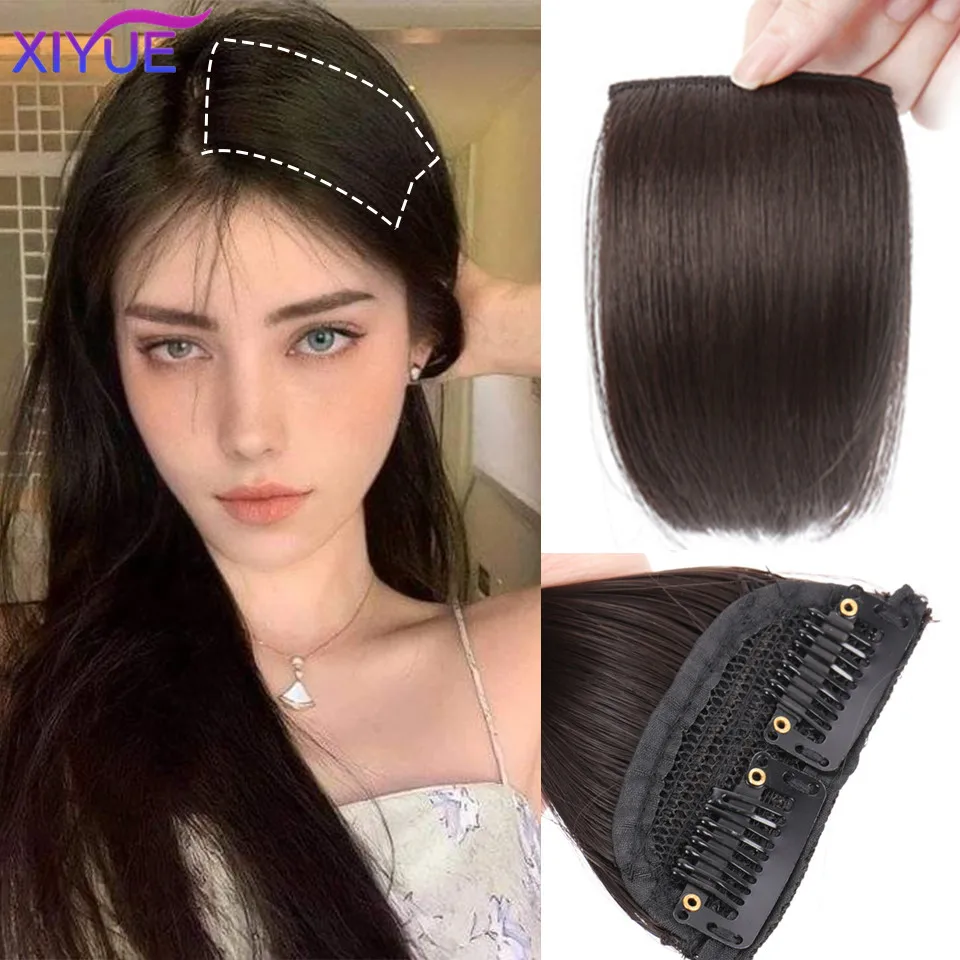 Short Straight Pad Hair Pieces Clip In Hair Extensions Synthetic Long Straight Clip In Synthetic Hair Extensions Increase Hair