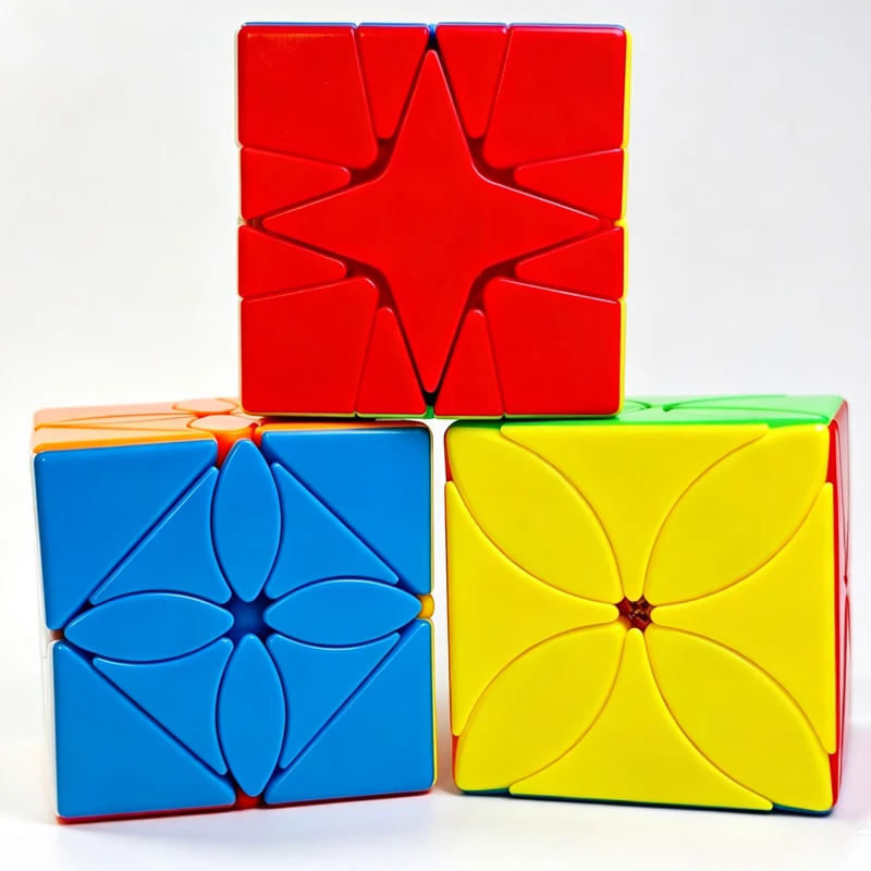 MoYu MeiLong Polaris Maple Leaf Lucky Clover Speed Cube Brain Teasers Difficult Challenging Educational Toys For Adults & Kids