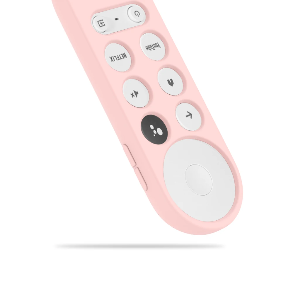 Google Chromecast 4K 2020用ソフトシリコンケース,スノーリモコン付き,滑り止め