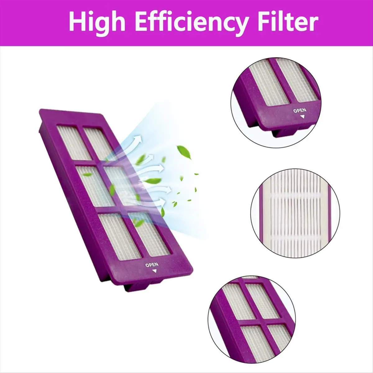 

(A61K) Accessory for Eureka J15 Pro Ultra Robot Vacuum Cleaner Parts, Washable and Reusable,Filters,Side Brushes,Mop,Dust Bags