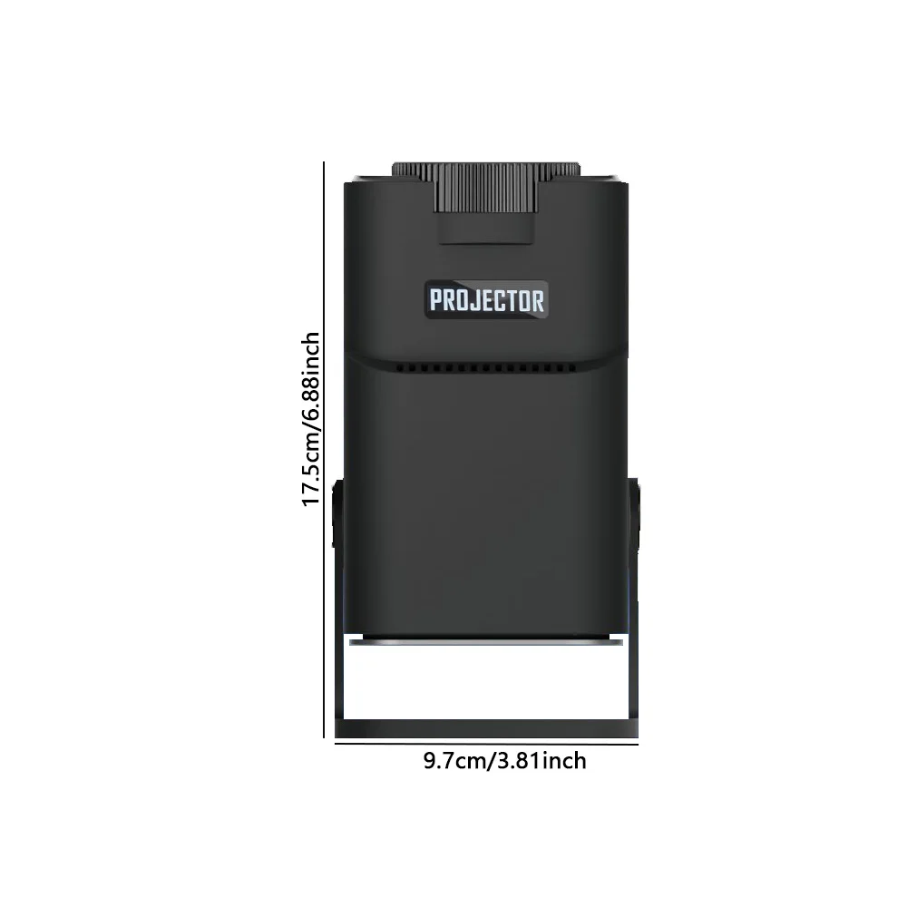 HY-320Mini Portable nouvellement natif 720P Allwinner H713 Android11 4K projecteur 320ANSI Wifi6 BT5.0 cinéma projecteur rotatif extérieur