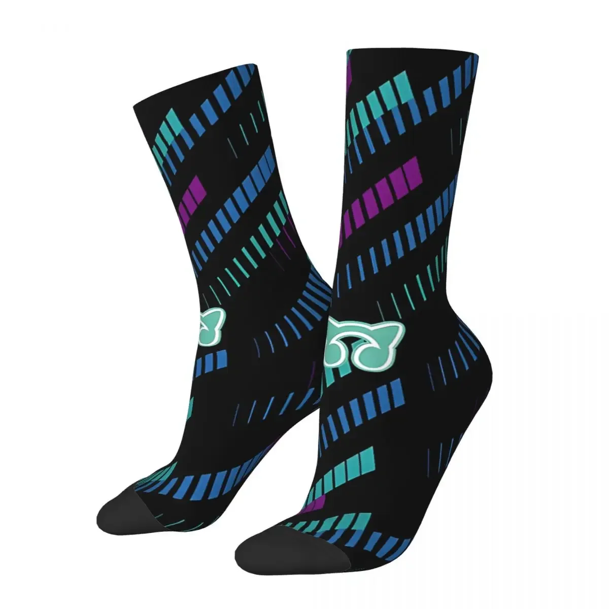 Vintage Raise A Suilen Men's compression Socks Unisex Harajuku Seamless Printed Novelty Crew Sock