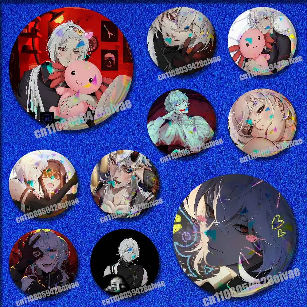 

Casper A Date with D-Death Insignia Badge Cover For Ornament 75mm 25mm 44mm Brooch Button Round Pins