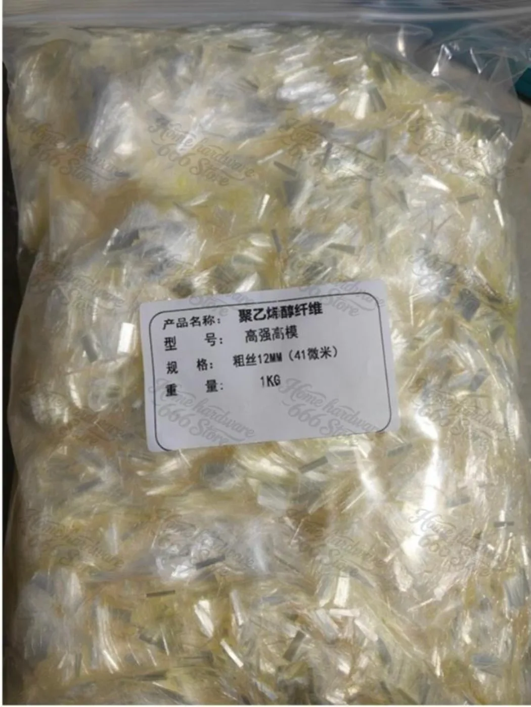 Polyvinyl Alcohol Fiber for High Strength and High Modulus PVA Fiber 3-18mm Cement Concrete Reinforced Anti-Crack Fiber