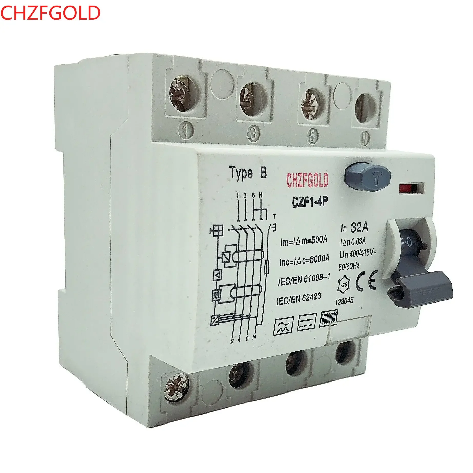 Breaker Circuit 2 Pole 3 Pole 4 Pole Residual Current operated Circuit Breaker 16 amp circuit breaker rccb