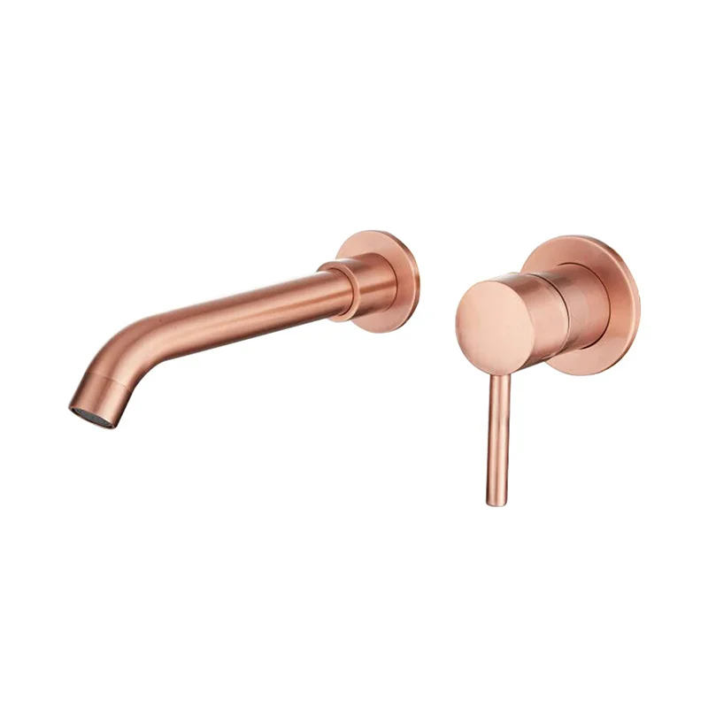 Hot Selling Honggu Bathroom Hot and Cold Constant Temperature Shower Faucet Hidden Round Shower Set
