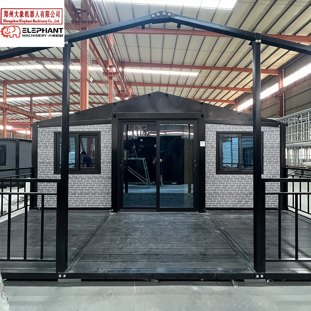 Expandable High Quality Expandable Container House with 2 /3 Bedrooms and Kitchen and Bathroom Dry Wet Separation Shower Room
