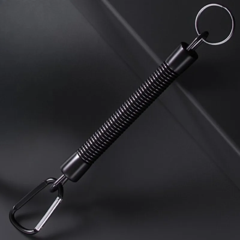 

Multi-Function Elastic Key Lanyard Retractable Reel for Card Holder Anti-Drop Protection Fishing Safety Rope Clip for ID Badge