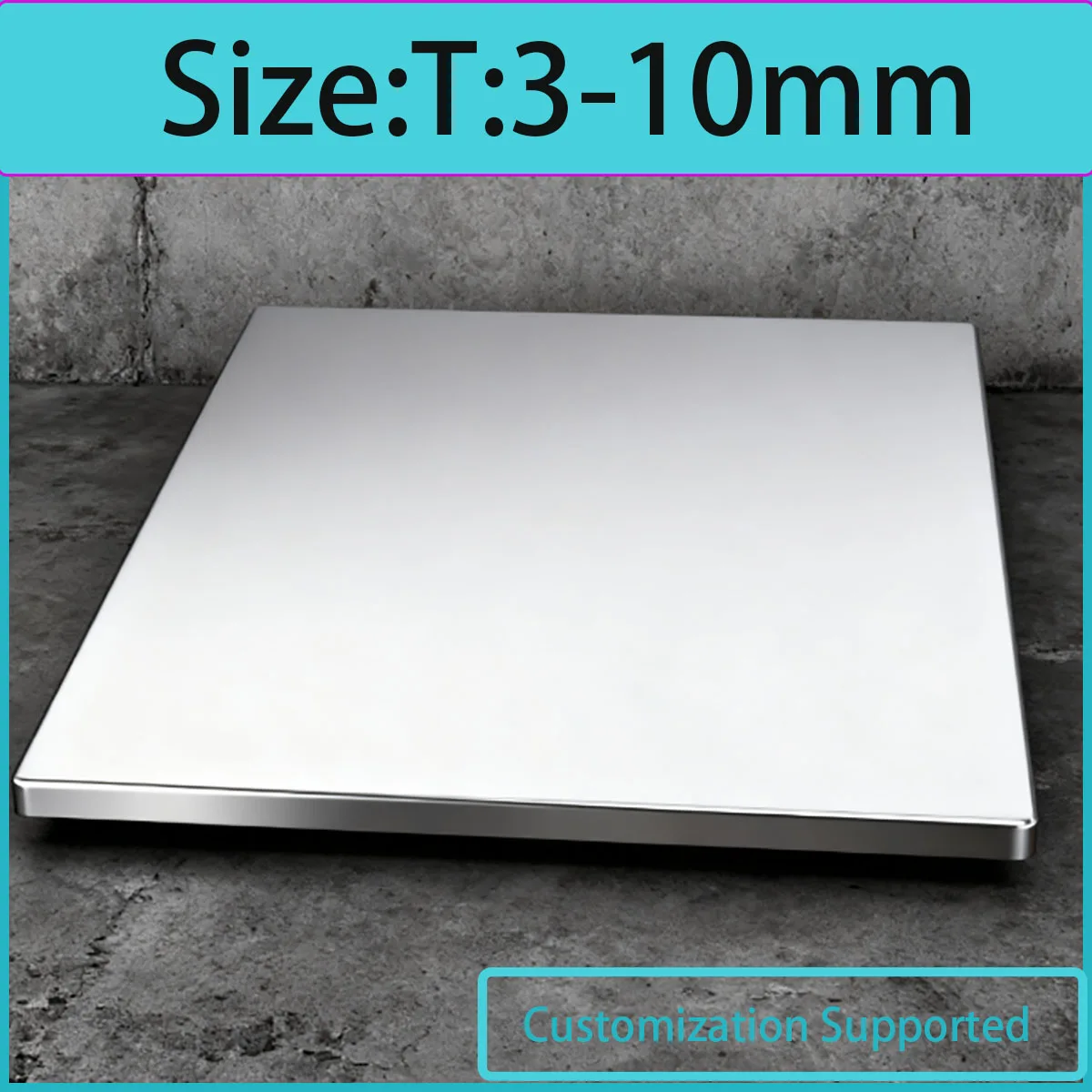 3mm-10mm Aluminum Metal Sheet 100-500mm Width Aluminum Flat Plate DIY Frame Craft Metal Sheet High Quality Aluminum Plate