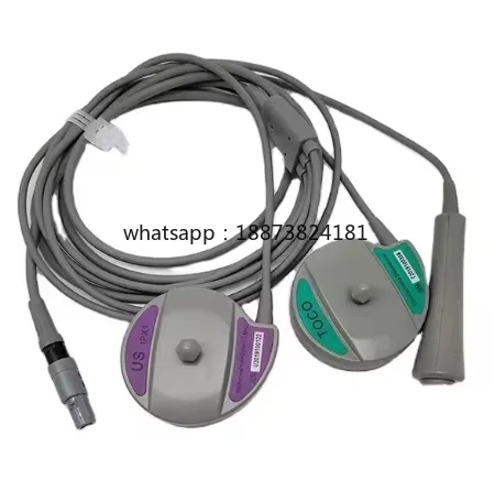 3 in 1 Fetal Transducer with Edan Event Marker for F2 & F3 Fetal /Compatible fast shipping
