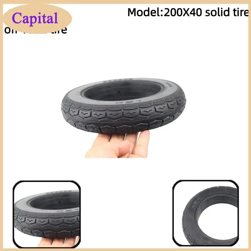 200x40 solid tires are suitable for replacing electric scooters with 200x40 non inflatable solid tires
