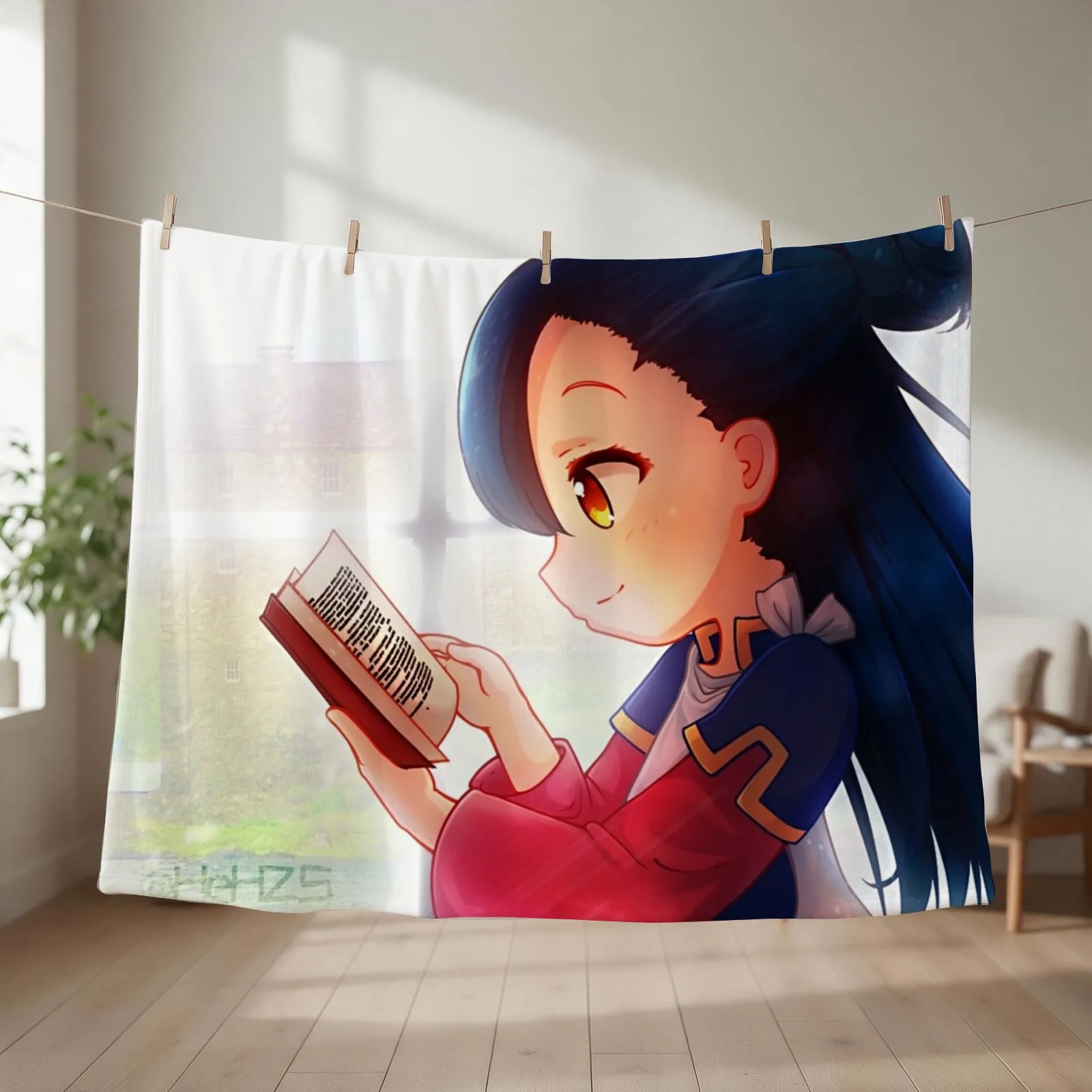 Ascendance of a Bookworm 2 Throw Blanket Luxury Throw Fashion Sofas Flannel Fabric Furrys Blankets