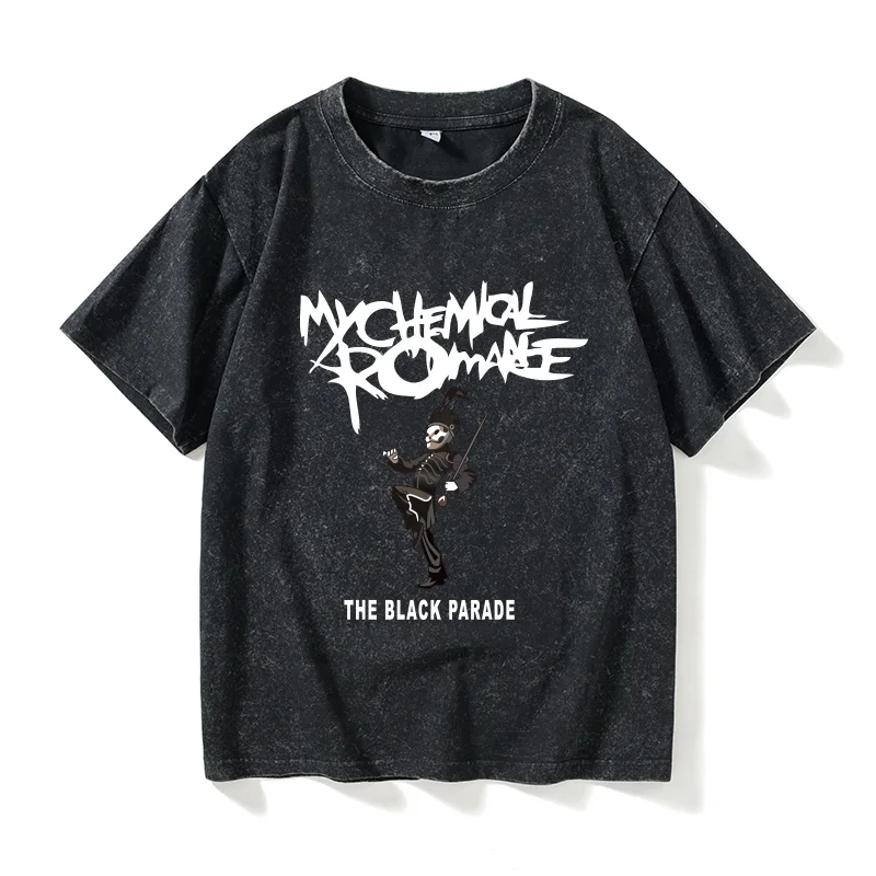 

Футболка My Chemical Romance Chemical Romance с круглым вырезом, женская, модная, повседневная, хлопковая, летняя одежда